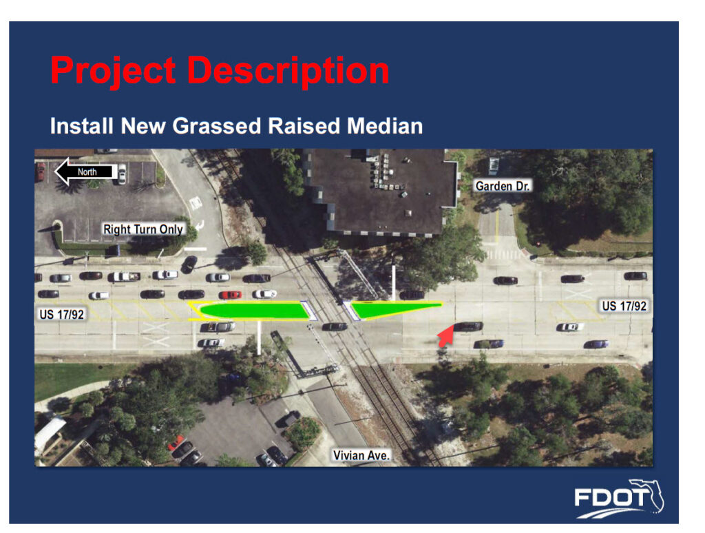 Public Hearing – Modifications Proposed At U.S. 17/92 Railroad Crossing South Of Orange Avenue