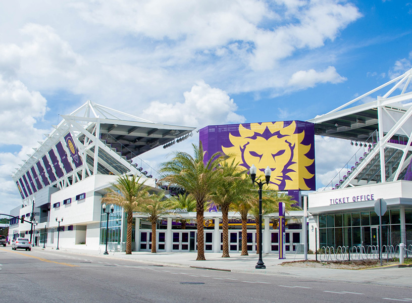 Inter&Co Orlando City Soccer Stadium in Downtown Orlando