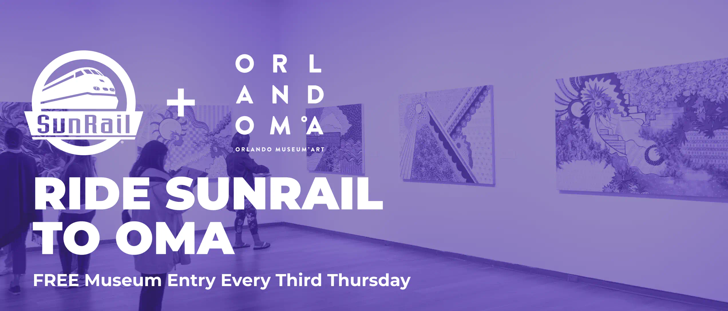 Ride SunRail to OMA - FREE Museum Entry Every Third Thursday