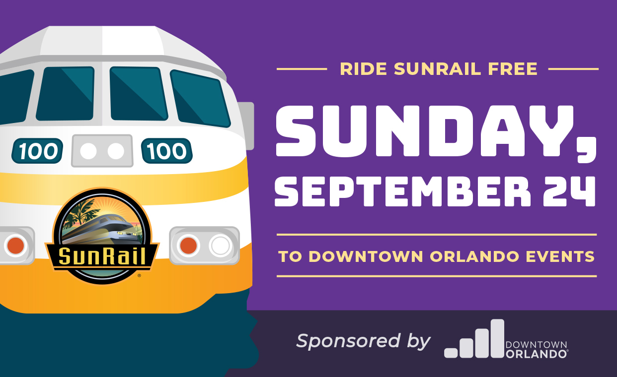 Ride SunRail Free - Sunday, September 24