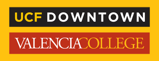 UCF Downtown & Valencia College Logo