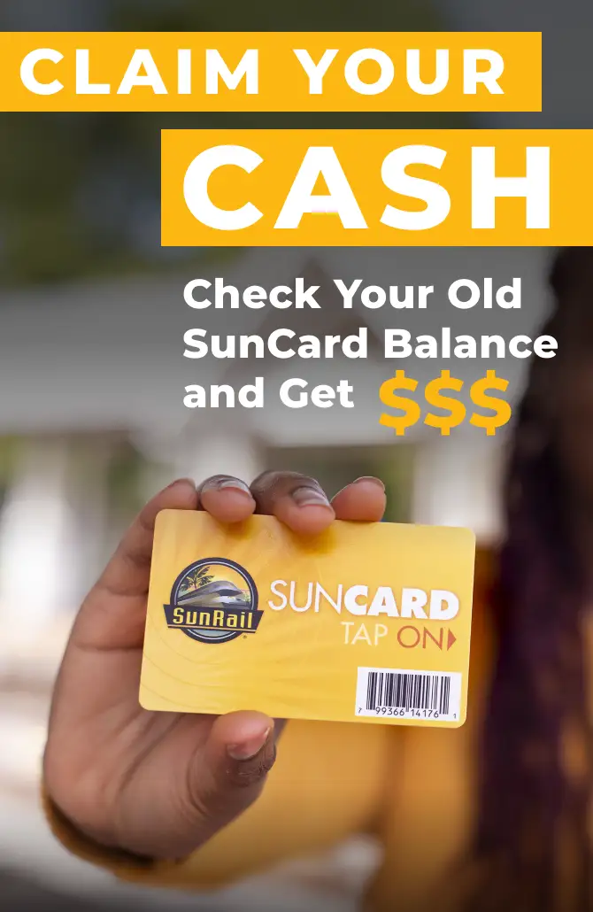 Claim Your Cash! Check your old SunCard balance and get $$$.