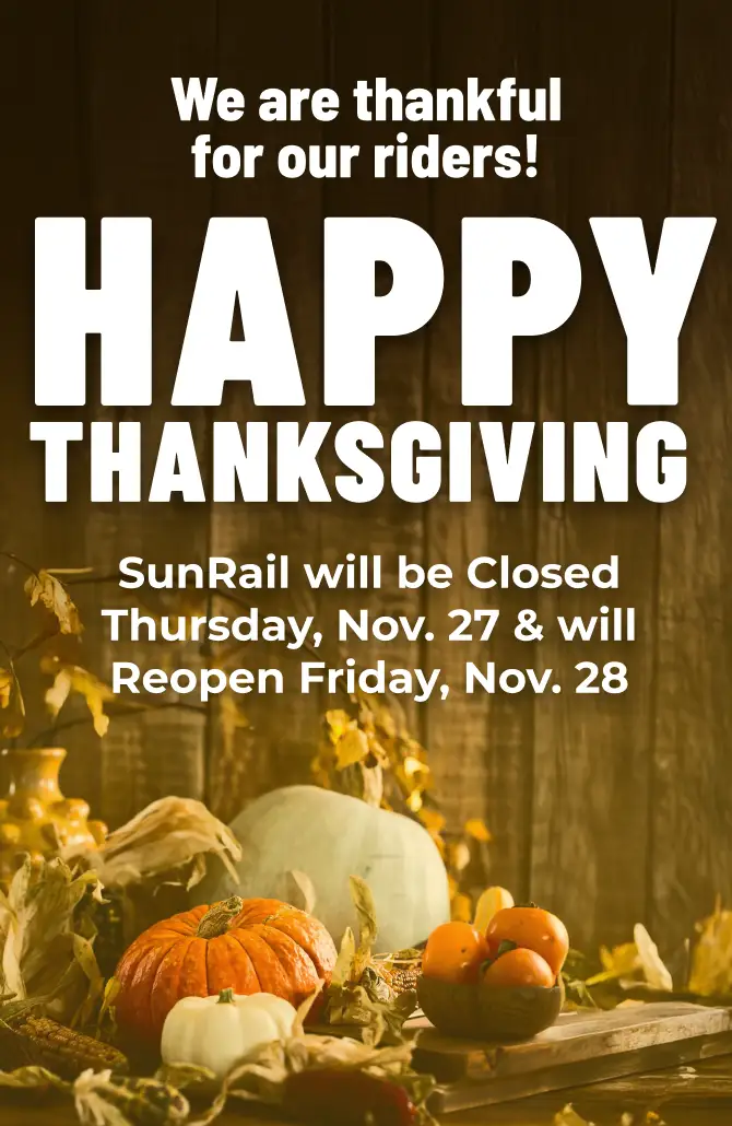 We are thankful for our riders! Happy Thanksgiving. SunRail will be Closed Thursday, Nov. 27 & will Reopen Friday, Nov. 28