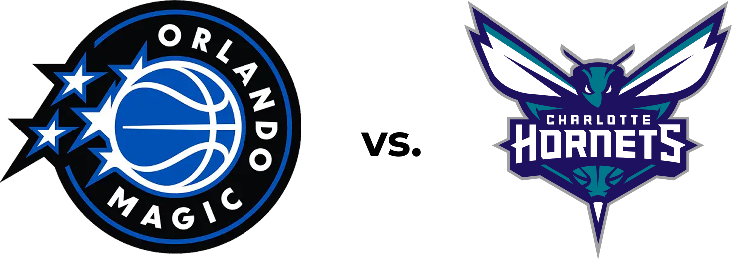 Orlando Magic and Charlotte Hornets logos