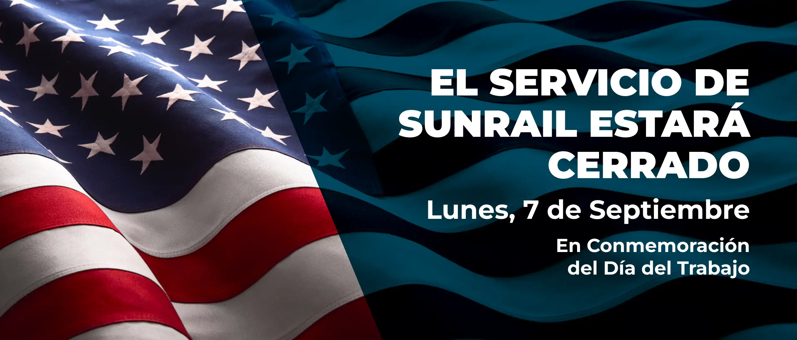 SunRail Service Will Be Closed Monday, September 7 In Observance of Labor Day